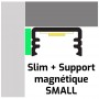 Support magnétique SMALL pour profilé LED aluminium