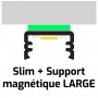 Support magnétique LARGE pour profilé LED aluminium