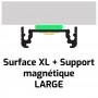 Support magnétique LARGE pour profilé LED aluminium