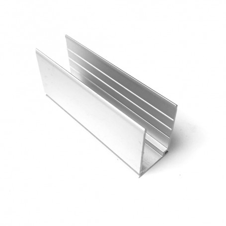 U de fixation aluminium pour néon LED SLIM