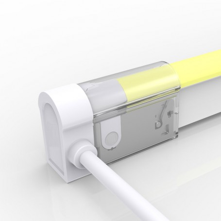 Connecteur LATERAL GAUCHE 01 étanche pour néon LED BULBE RGB