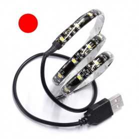 Led flexible USB rouge 25cm