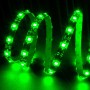 Tuning auto via bande led flexible verte