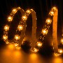 Tuning auto via bande led flexible orange