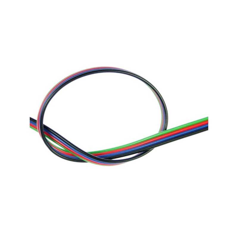Câble électrique pour bande LED RGB. Vendu au mètre
