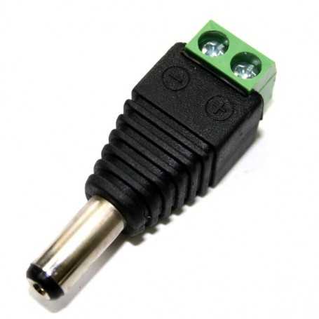 Connecteur led jack mâle a visser