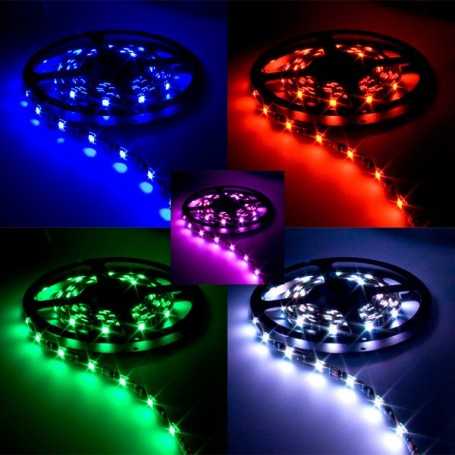Ruban led flexible rgb kit 2m 44 touches
