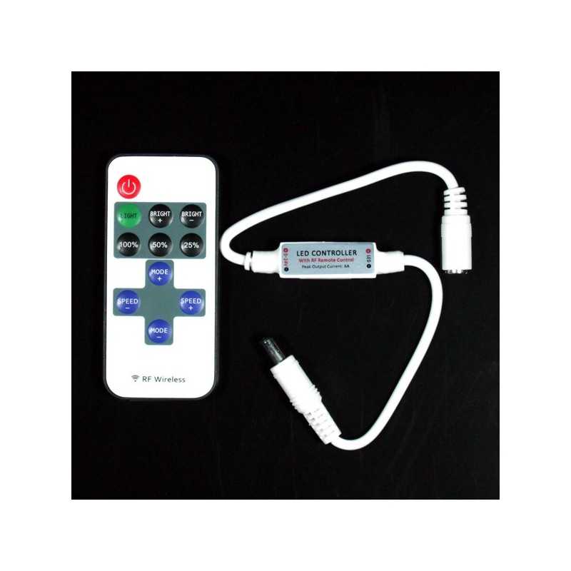 Kit flasheur RF + télécommande 12/24V 4A