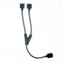 Connecteur 2 sorties pour ruban led RGB