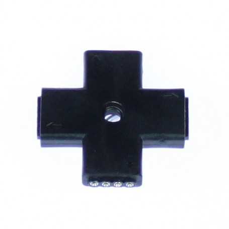 Raccord RGB en X pour ruban led RGB