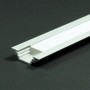 Profilé aluminium 1m encastrable ou d'angle pour bande led complet