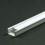 Profilé aluminium slim de 1m pour ruban led complet