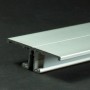 Profilé aluminium spécial éclairage indirect de 1m complet