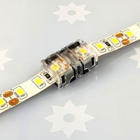Branchement du ruban LED sur le raccord rapide étanche