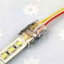 Raccord rapide ruban LED étanche CCT 10mm vers fil électrique QuickLED