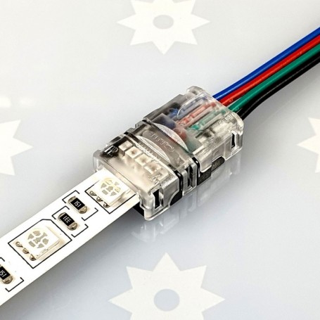 Branchement du ruban LED sur le raccord CCT rapide non-étanche