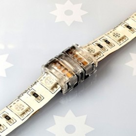 Branchement du ruban LED sur le raccord RGB rapide étanche