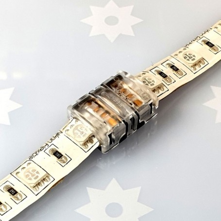 Branchement du ruban LED sur le raccord RGB rapide étanche
