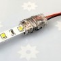 Branchement du ruban LED sur le raccord rapide non-étanche