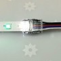  Ruban LED allumé avec le raccord RGBW rapide non-étanche