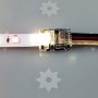  Ruban LED allumé avec le raccord RGB+CCT rapide non-étanche