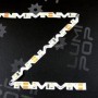  Ruban LED Zig-zag blanc chaud éteint