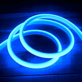 Ruban LED bleu haute luminosité sans points