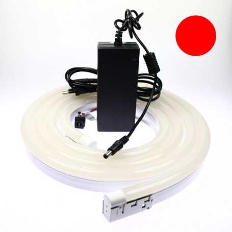 Kit néon led flexible bulbe rouge 220 volts de 1 à 10m