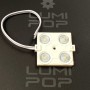 Module 4 LED de 2,4W blanc froid 6500K étanche 12V vendu à l'unité