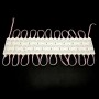 Chainette de 20 modules 3 LED de 0,72W blanc chaud 3000K étanche 12V