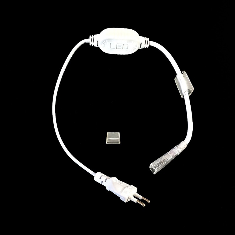 Kit de connexion pour ruban LED COB 220V direct 320LED/m sécable tous les 50cm