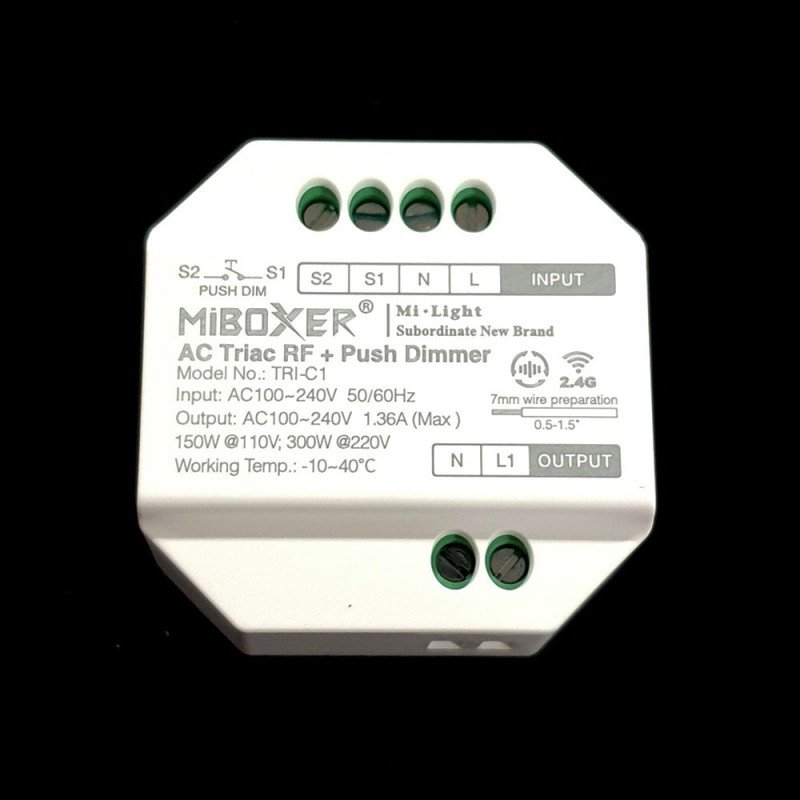 Variateur TRIAC pour LED 220V avec contrôle via télécommande