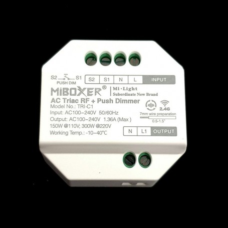 Variateur TRIAC pour LED 220V avec contrôle via télécommande