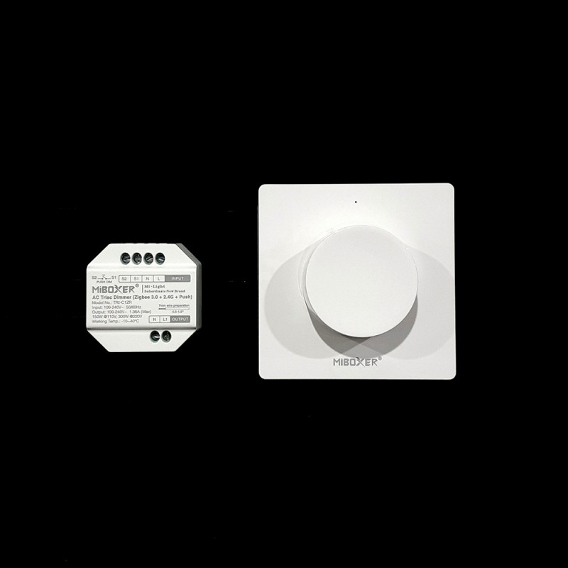Kit variateur LED Triac 220V avec interrupteur mural