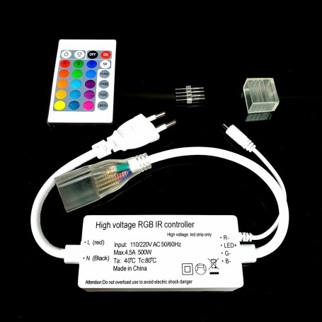 Contrôleur RGB 220V pour néon LED flexible