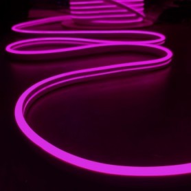 Néon LED Silicone 24V rose