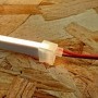 Néon LED silicone allumé avec le connecteur d'alimentation
