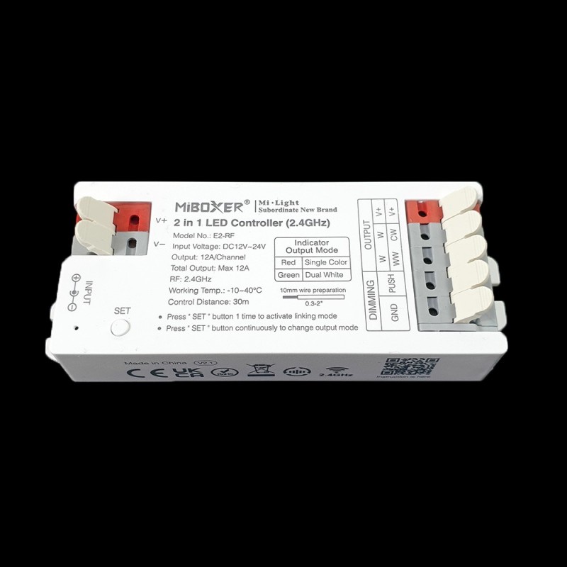 Contrôleur LED CCT multizone 12/24V Mi-Light (MiBOXER) au détail