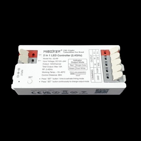 Contrôleur LED CCT multizone 12/24V Mi-Light (MiBOXER) au détail