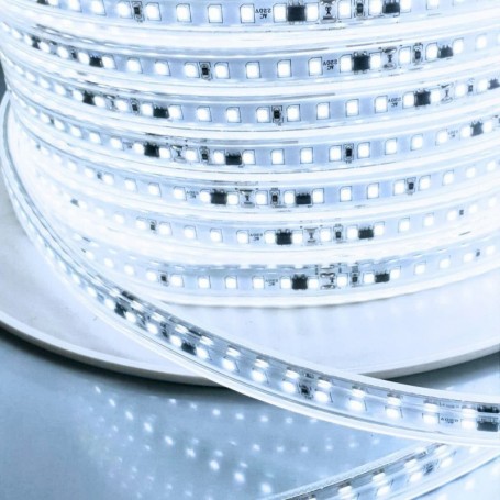 Ruban LED 220V direct blanc froid 120LED/m. Vendu par 10cm