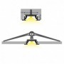 Profilé LED aluminium TRIO encastrable de 1m au détail