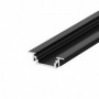 Profilé LED aluminium TRIO encastrable NOIR de 1m au détail