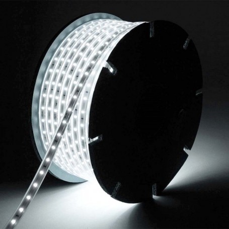 Ruban LED 220V sans transfo blanc froid de 10m