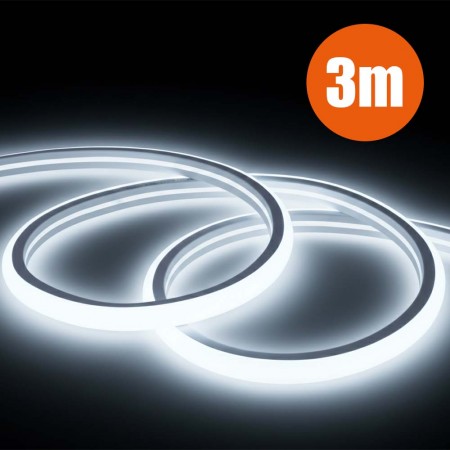 Ruban LED effet néon blanc froid 3m
