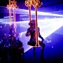 Balançoire en néon led flexible pour David Guetta