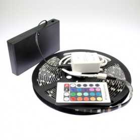 Kit bandeau led RGB à piles 24 touches