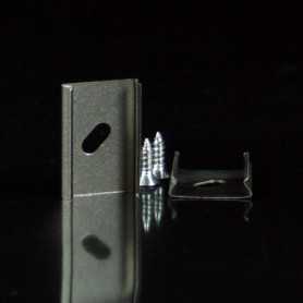 Clips de fixation pour profilé led saillie (x2)