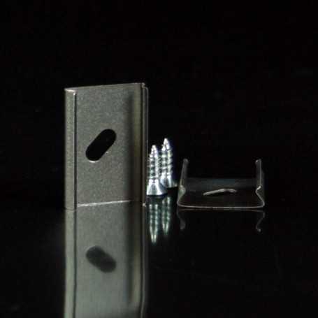 Clips de fixation pour profilé led saillie (x2)