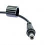 Connecteur jack mâle étanche 5.5/2.1mm