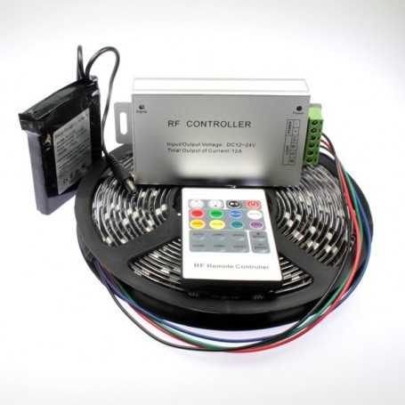 Kit bande led RGB de 5m avec batterie rechargeable 4200mAh